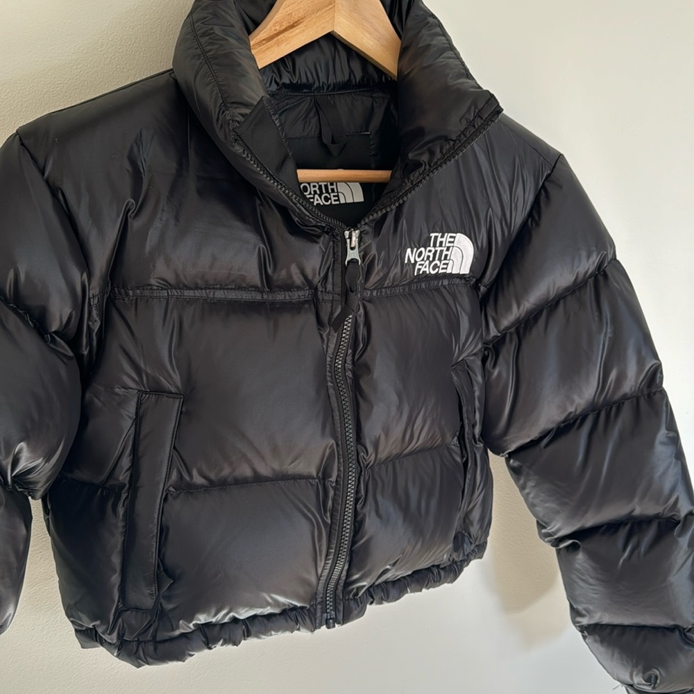 The North Face Nuptse Cropped 700 Puffer Jacket - XS